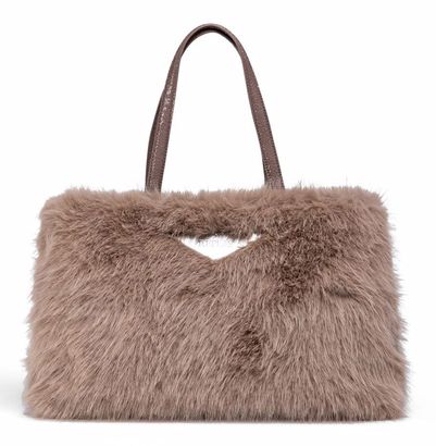 REPLAY Shoulder Bag Dark Beige