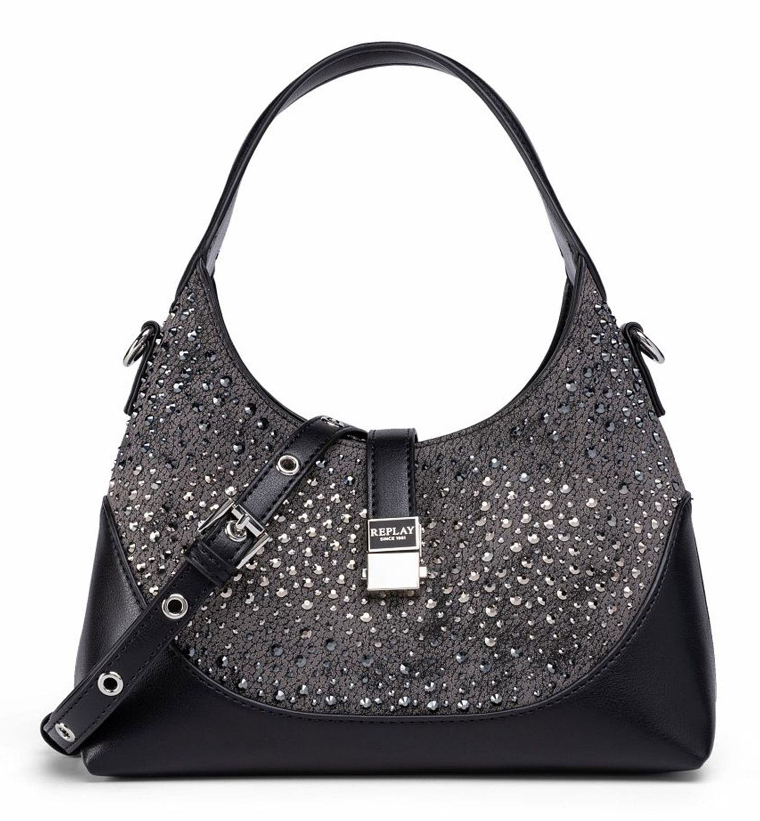REPLAY Hand Bag Black