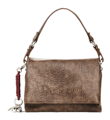 Desigual Venecia 4.0 Half Logo New Choco Crossbody Bag Dark Brown Desigual Venecia 4.0 Half Logo New Choco Crossbody Bag Dark Brown