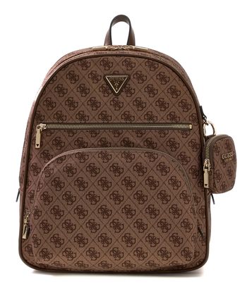 GUESS Adrian Small Backpack Latte Logo GUESS Adrian Small Backpack Latte Logo