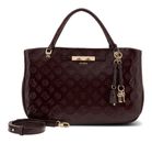 GUESS Carmella Girlfriend Satchel Bag Burgundy Logo GUESS Carmella Girlfriend Satchel Bag Burgundy Logo