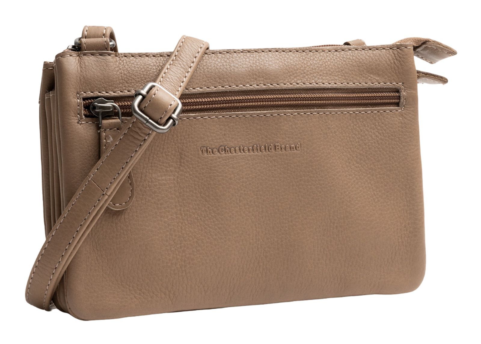 The Chesterfield Brand Brisa Shoulderbag Taupe The Chesterfield Brand Brisa Shoulderbag Taupe
