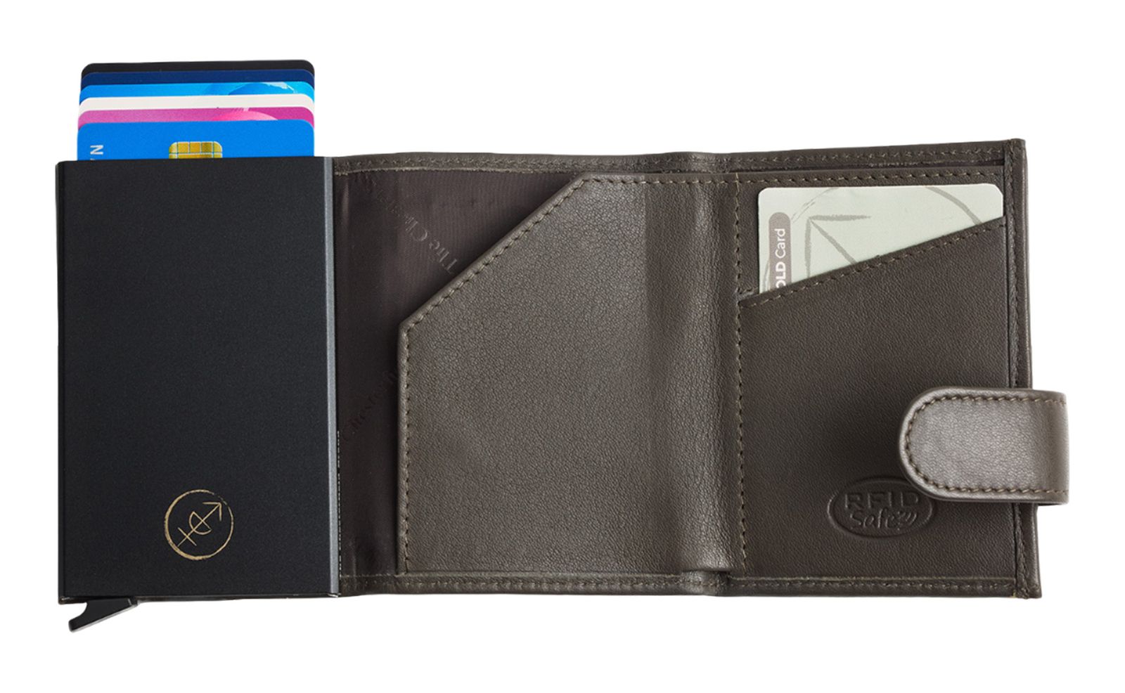 The Chesterfield Brand Bennett Cardholder Clay Grey The Chesterfield Brand Bennett Cardholder Clay Grey