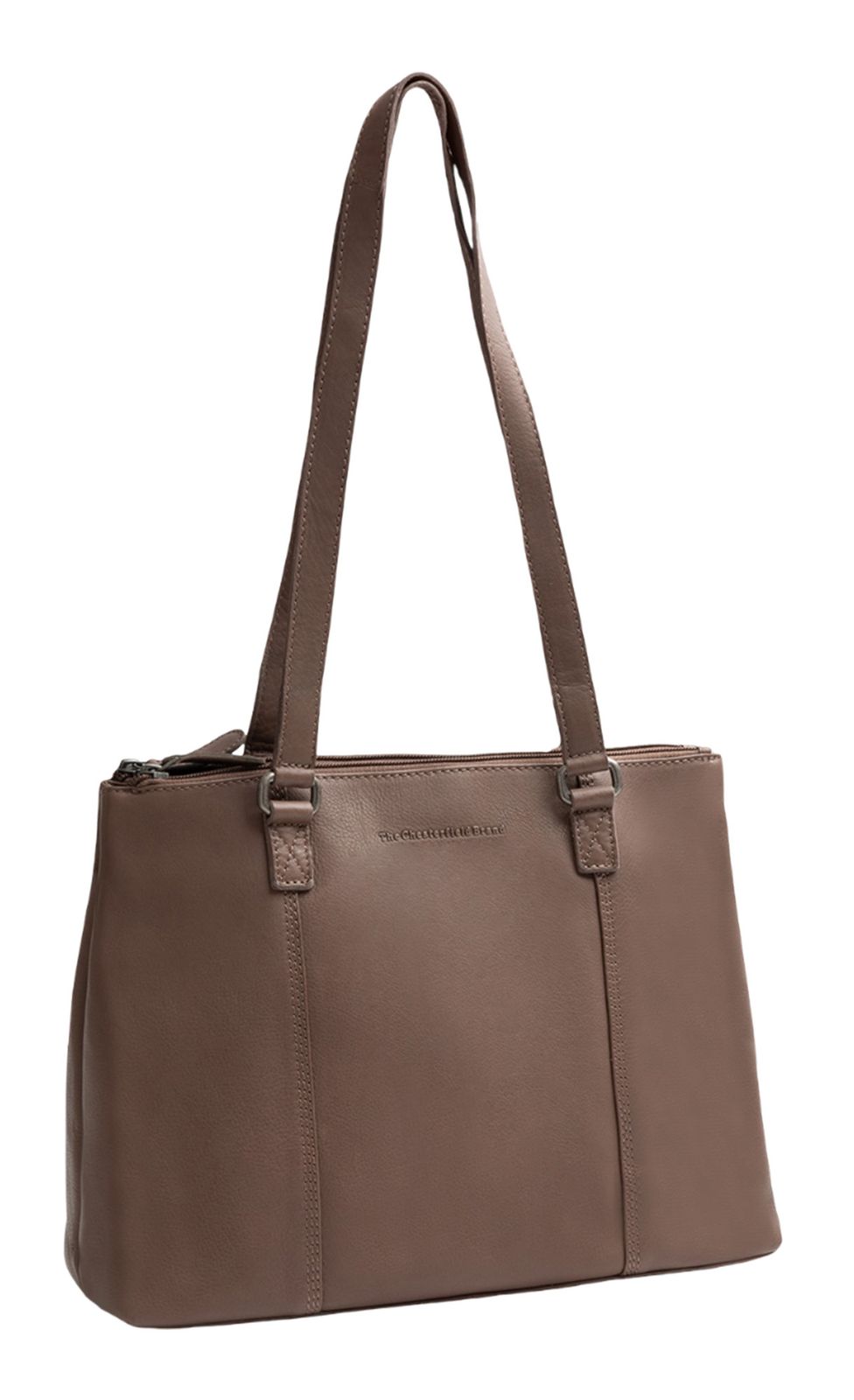 The Chesterfield Brand Marvos Shoulderbag Dark Taupe The Chesterfield Brand Marvos Shoulderbag Dark Taupe
