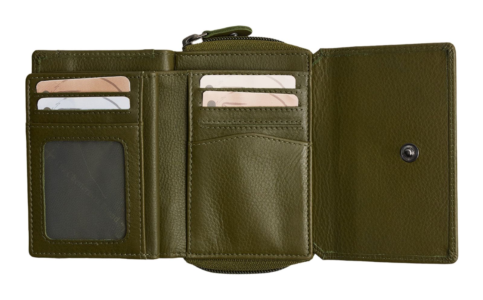 The Chesterfield Brand Zelan Ladies Wallet Olive Green The Chesterfield Brand Zelan Ladies Wallet Olive Green