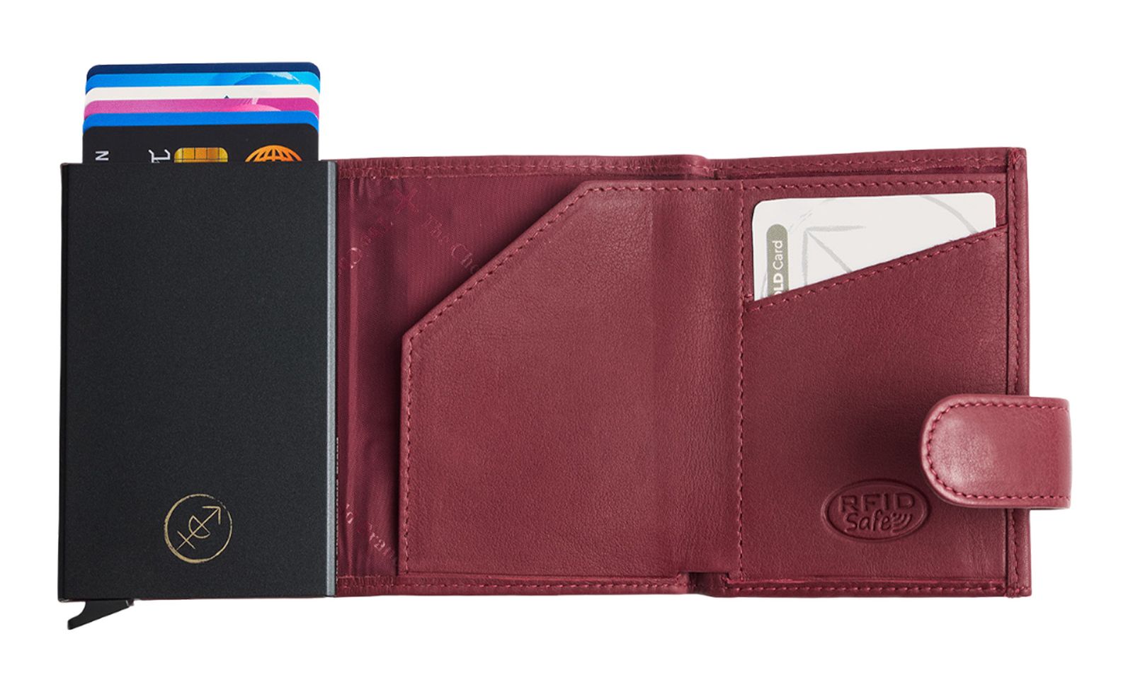 The Chesterfield Brand Bennett Cardholder Berry The Chesterfield Brand Bennett Cardholder Berry