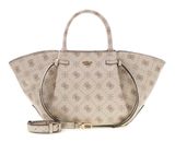 GUESS Allegra Girlfriend Satchel Vanilla Logo GUESS Allegra Girlfriend Satchel Vanilla Logo