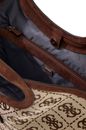 GUESS Samantha Travel Tote Bag Latte Logo / Brown