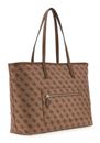 GUESS Adrian Logo Tech Tote Bag L Latte Logo