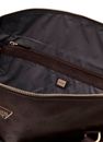 GUESS Blake Dome Travel Tote Brown Logo