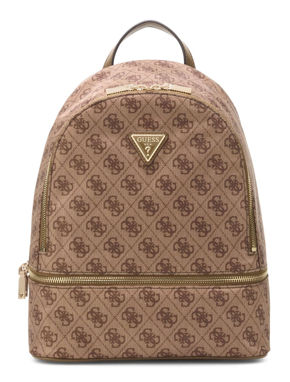 GUESS Adrian Logo Backpack M Latte Logo