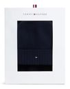 TOMMY HILFIGER TH Flag Beanie and Scarf Giftpack Space Blue TOMMY HILFIGER TH Flag Beanie and Scarf Giftpack Space Blue