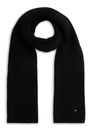 TOMMY HILFIGER TH Flag Beanie and Scarf Giftpack Black TOMMY HILFIGER TH Flag Beanie and Scarf Giftpack Black