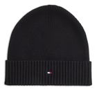 TOMMY HILFIGER TH Flag Beanie and Scarf Giftpack Black TOMMY HILFIGER TH Flag Beanie and Scarf Giftpack Black