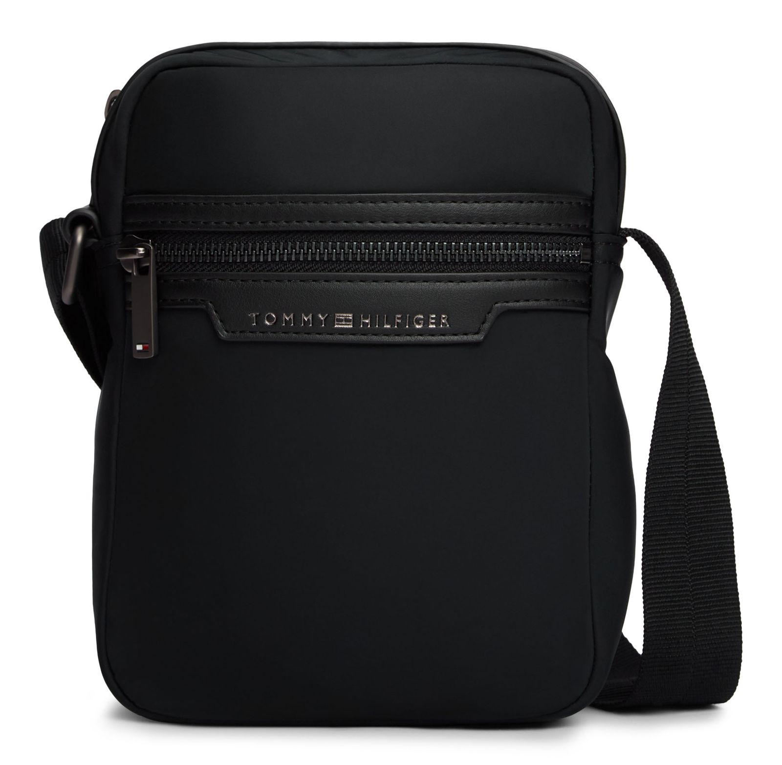 TOMMY HILFIGER TH Nylon Mini Reporter Bag Black