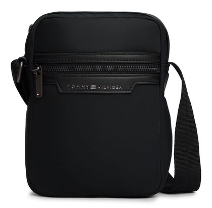 TOMMY HILFIGER TH Nylon Mini Reporter Bag Black