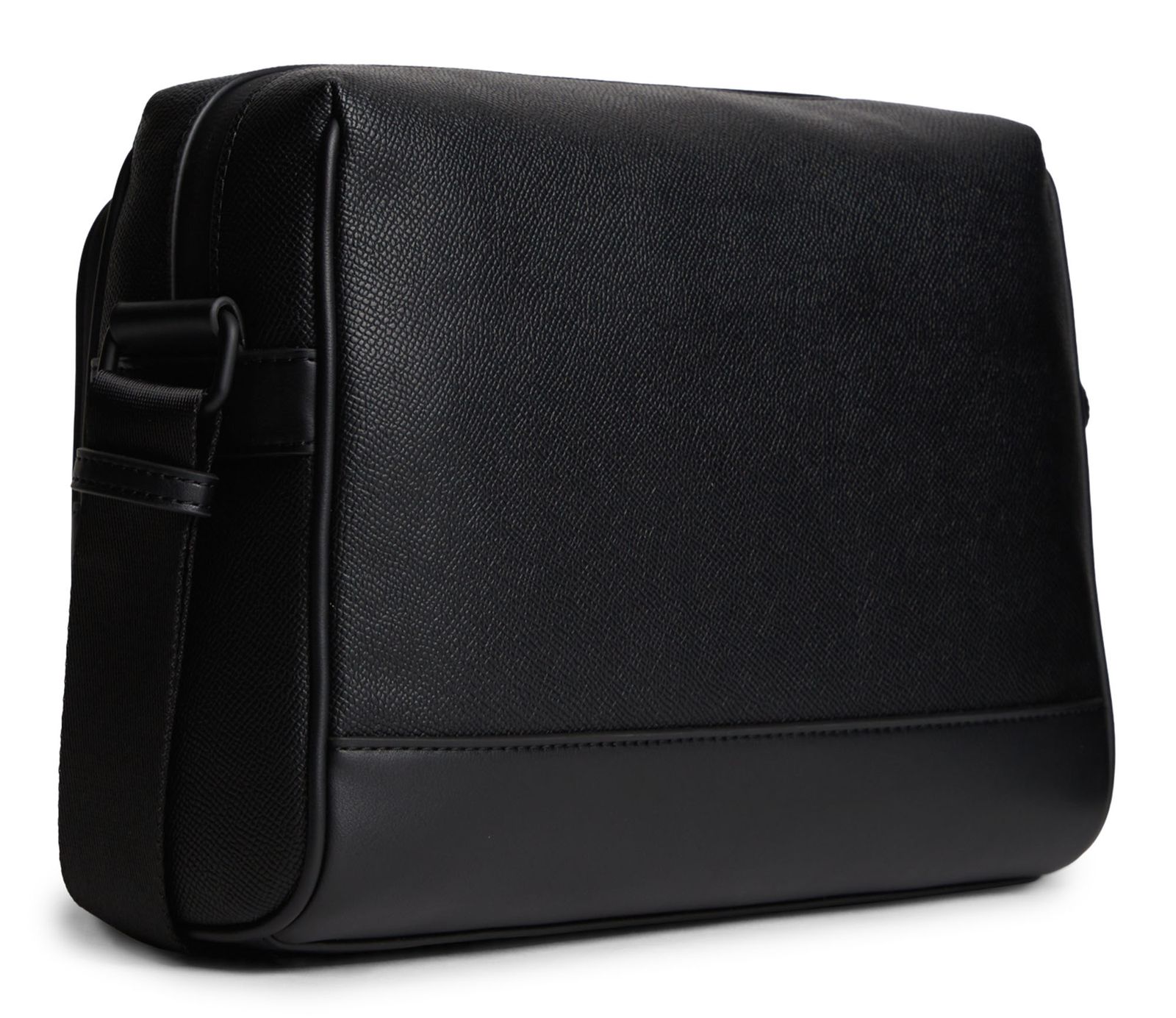 TOMMY HILFIGER TH Modern Monogram Messenger Bag Black TOMMY HILFIGER TH Modern Monogram Messenger Bag Black