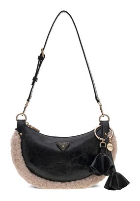 GUESS Katie Convertible Shoulder Bag Black
