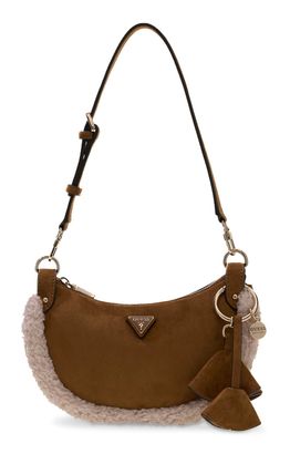 GUESS Katie Convertible Shoulder Bag Cognac