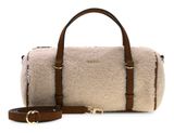 GUESS Taylor Mini Barrel Satchel Cream White / Cognac