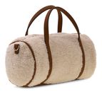 GUESS Taylor Mini Barrel Satchel Cream White / Cognac