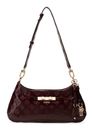 GUESS Carmella Shoulder Bag Burgundy Logo GUESS Carmella Shoulder Bag Burgundy Logo