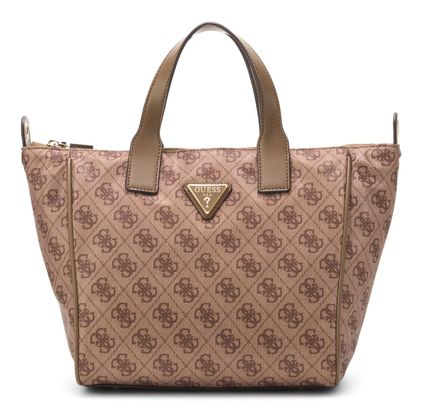 GUESS Adrian Logo Tote S Latte Logo GUESS Adrian Logo Tote S Latte Logo