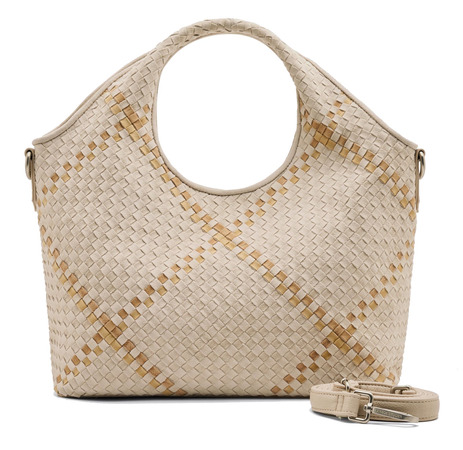 FREDsBRUDER Happy Weave Collection Handbag Nature