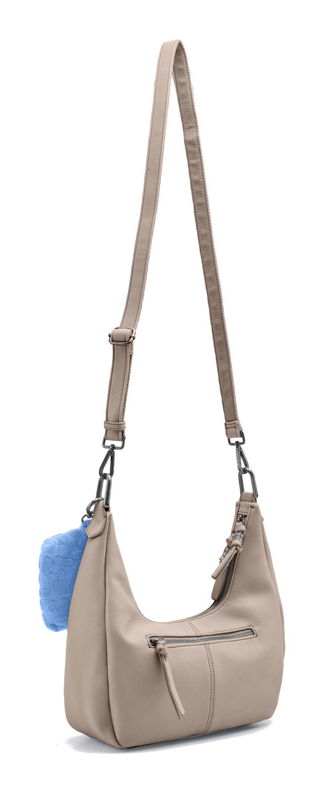 FREDsBRUDER Color Kiss Collection Hobo Bag Taupe FREDsBRUDER Color Kiss Collection Hobo Bag Taupe