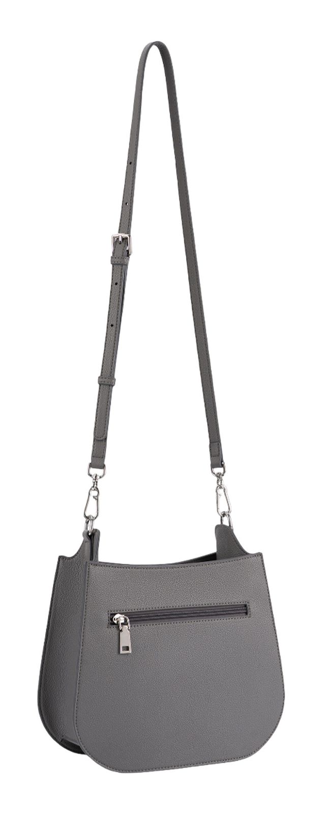 SEIDENFELT MANUFAKTUR Nelma Midi Hobo Bag Light Grey SEIDENFELT MANUFAKTUR Nelma Midi Hobo Bag Light Grey