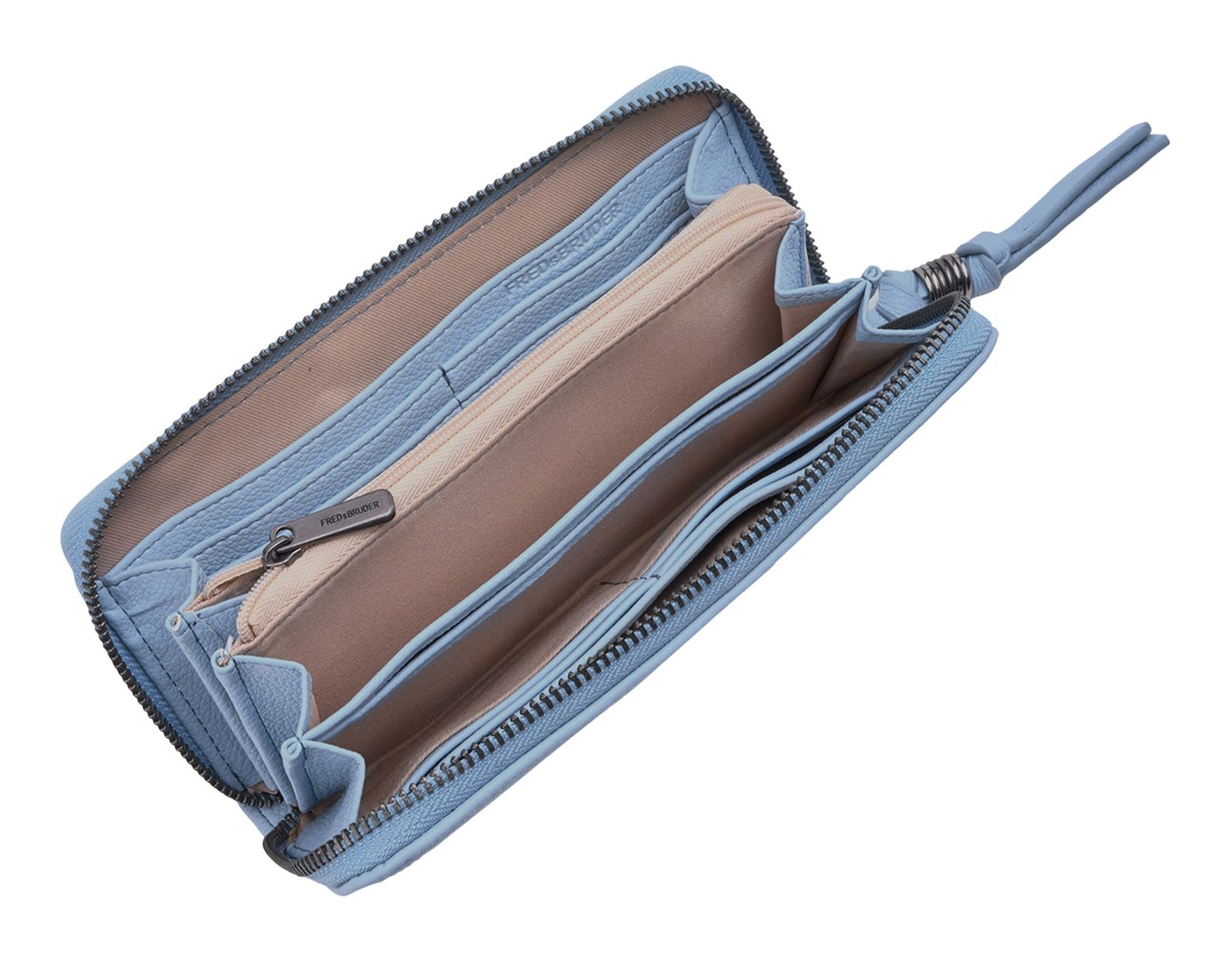 FREDsBRUDER Color Kiss Long Wallet Aqua Blue FREDsBRUDER Color Kiss Long Wallet Aqua Blue
