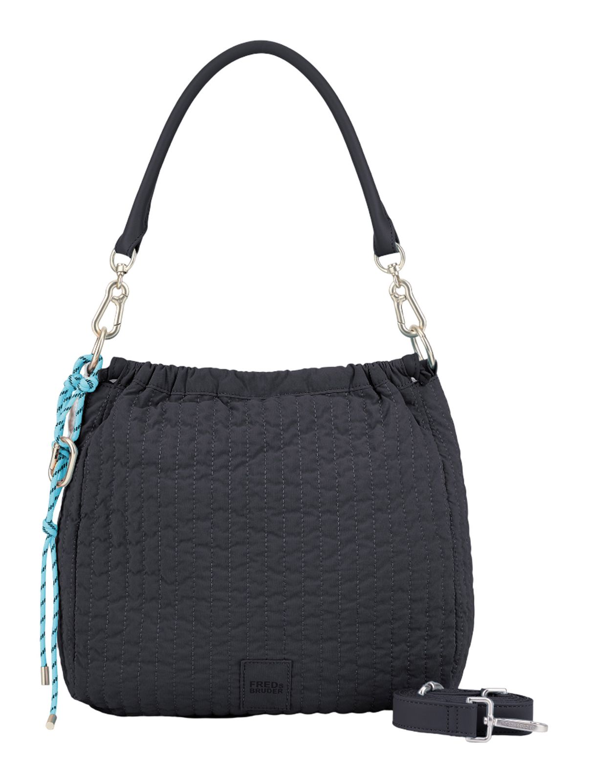 FREDsBRUDER Just Flow Collection Hobo Bag Black