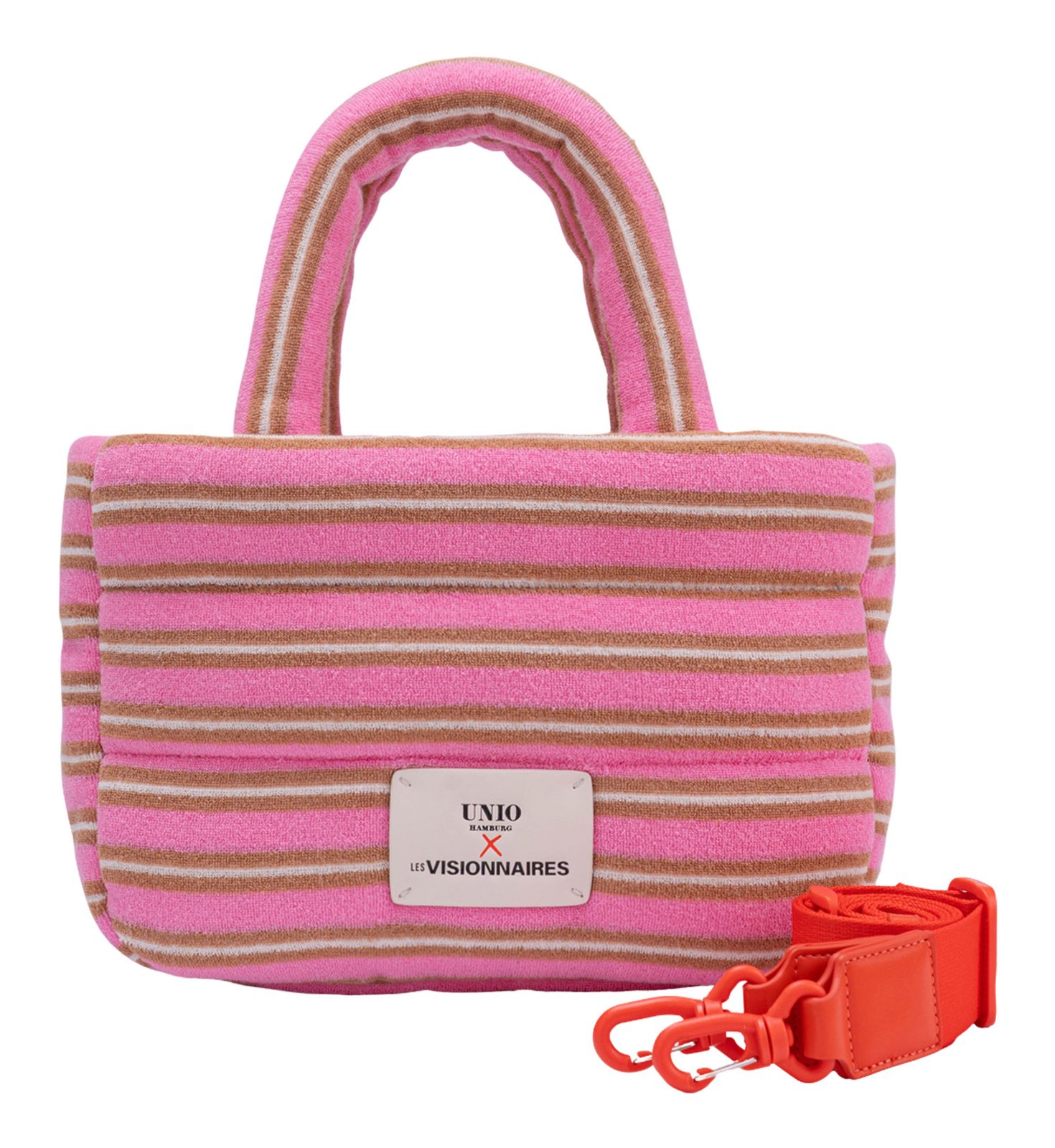 Unio Hamburg x Les Visionnaires Frottee Unio Cortina S Pink Cognac Ecru