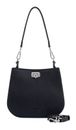 SEIDENFELT MANUFAKTUR Nelma Midi Hobo Bag Black