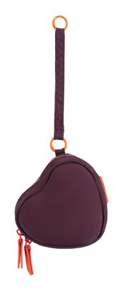 Unio Hamburg x Les Visionnaires Puffy Unio Little Heart Pouch Dark Wine