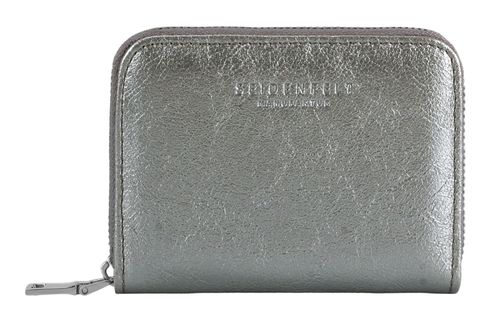 SEIDENFELT MANUFAKTUR Small Items Ylva Wallet Light Khaki Metallic