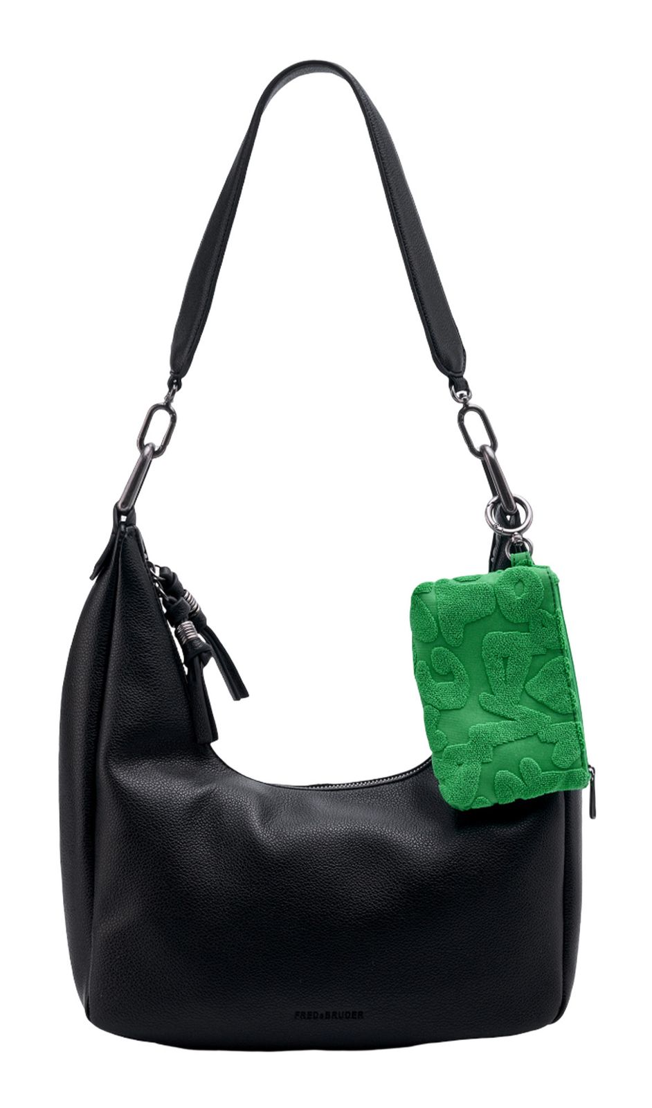 FREDsBRUDER Color Kiss Collection Hobo Bag Black