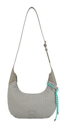 FREDsBRUDER Just Flow Collection Round Hobo Bag Light Grey