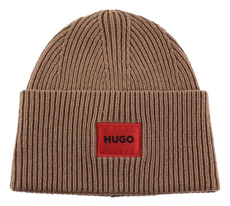 HUGO Saffa Beanie Brown Overflow HUGO Saffa Beanie Brown Overflow