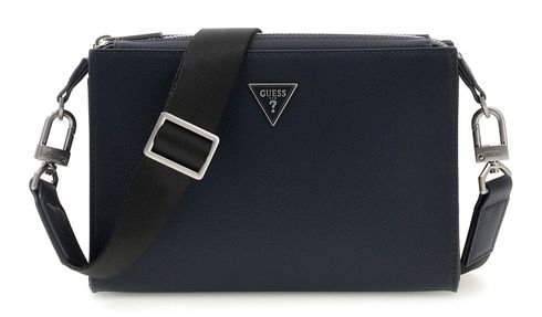 GUESS Milano Crossbody Top Zip Bag Blue Navy