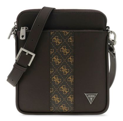 GUESS Sydney Flat Crossbody Brown GUESS Sydney Flat Crossbody Brown