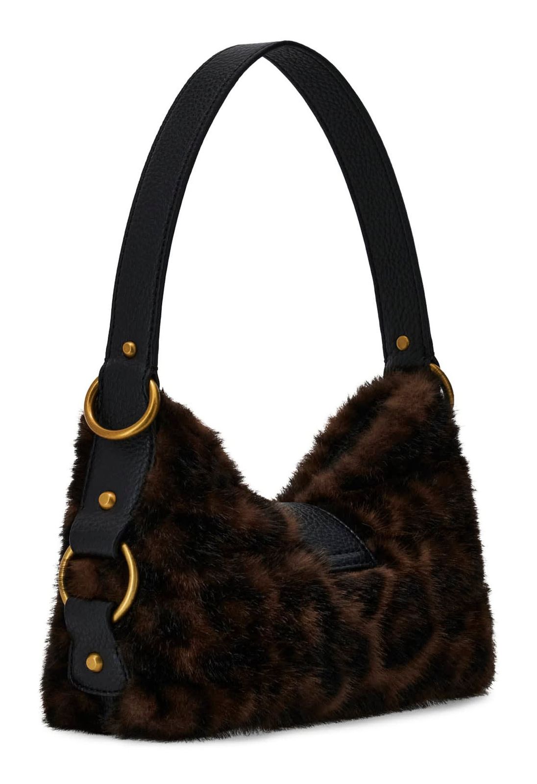GUESS Camden Mini Shoulder Bag Leopard GUESS Camden Mini Shoulder Bag Leopard