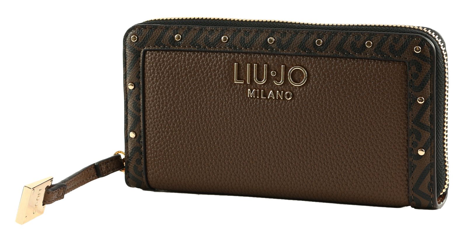 LIU JO Ilyana Zip Around Wallet XL Dark Mocha