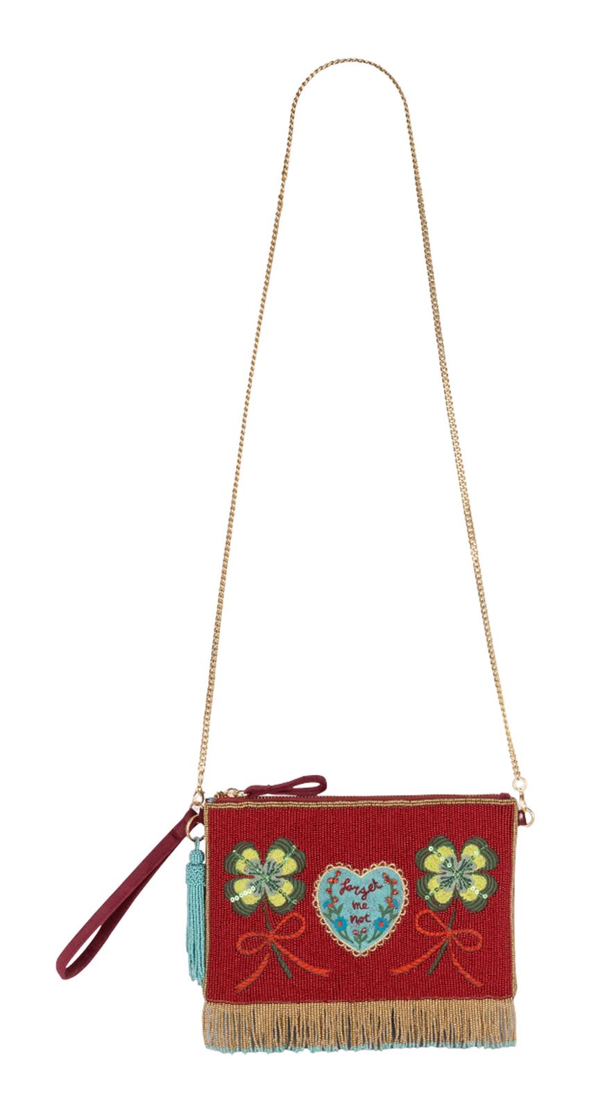 Oilily Forget Me Not Shoulder Bag Sun-Dried Tomato