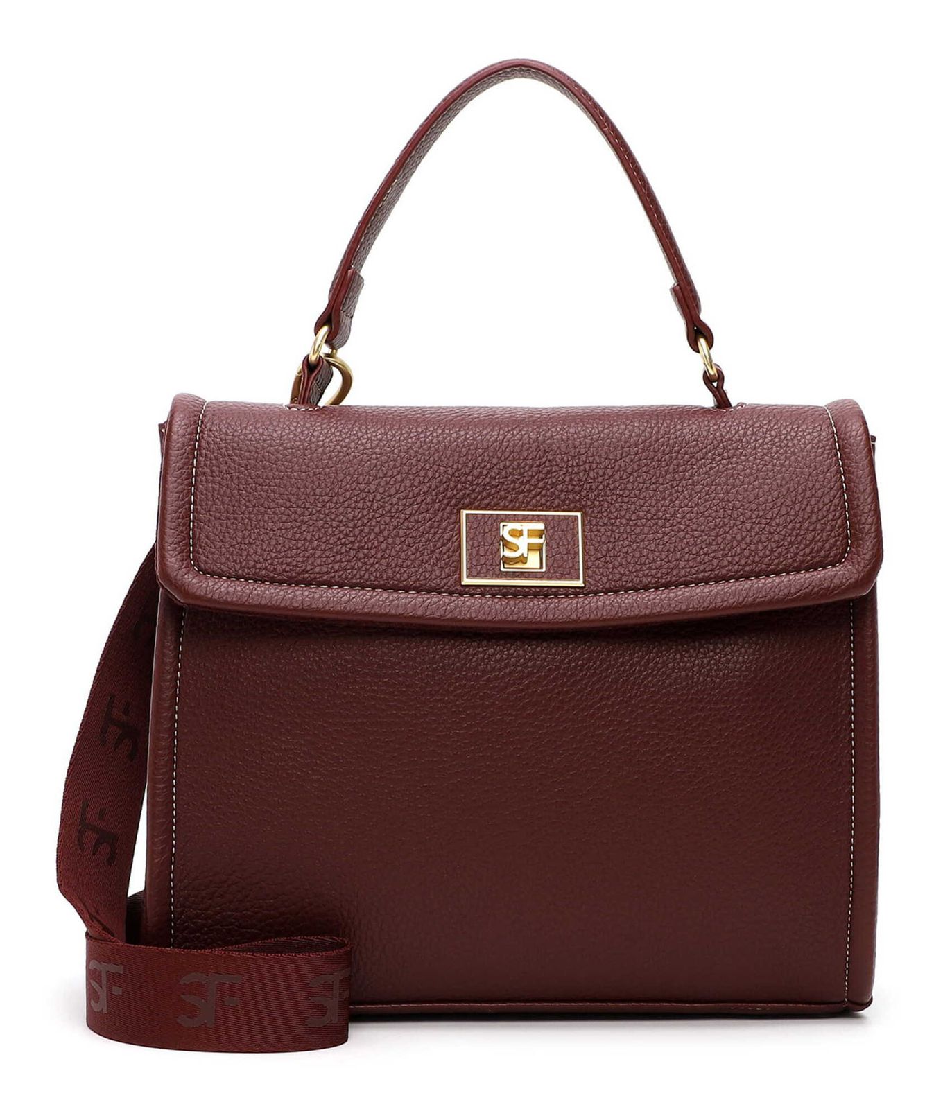 SURI FREY Bly Handbag with Flap L Wine
