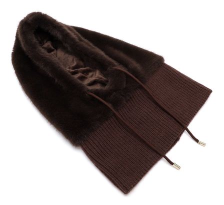 Tamaris Marijana Hood Scarf Brown