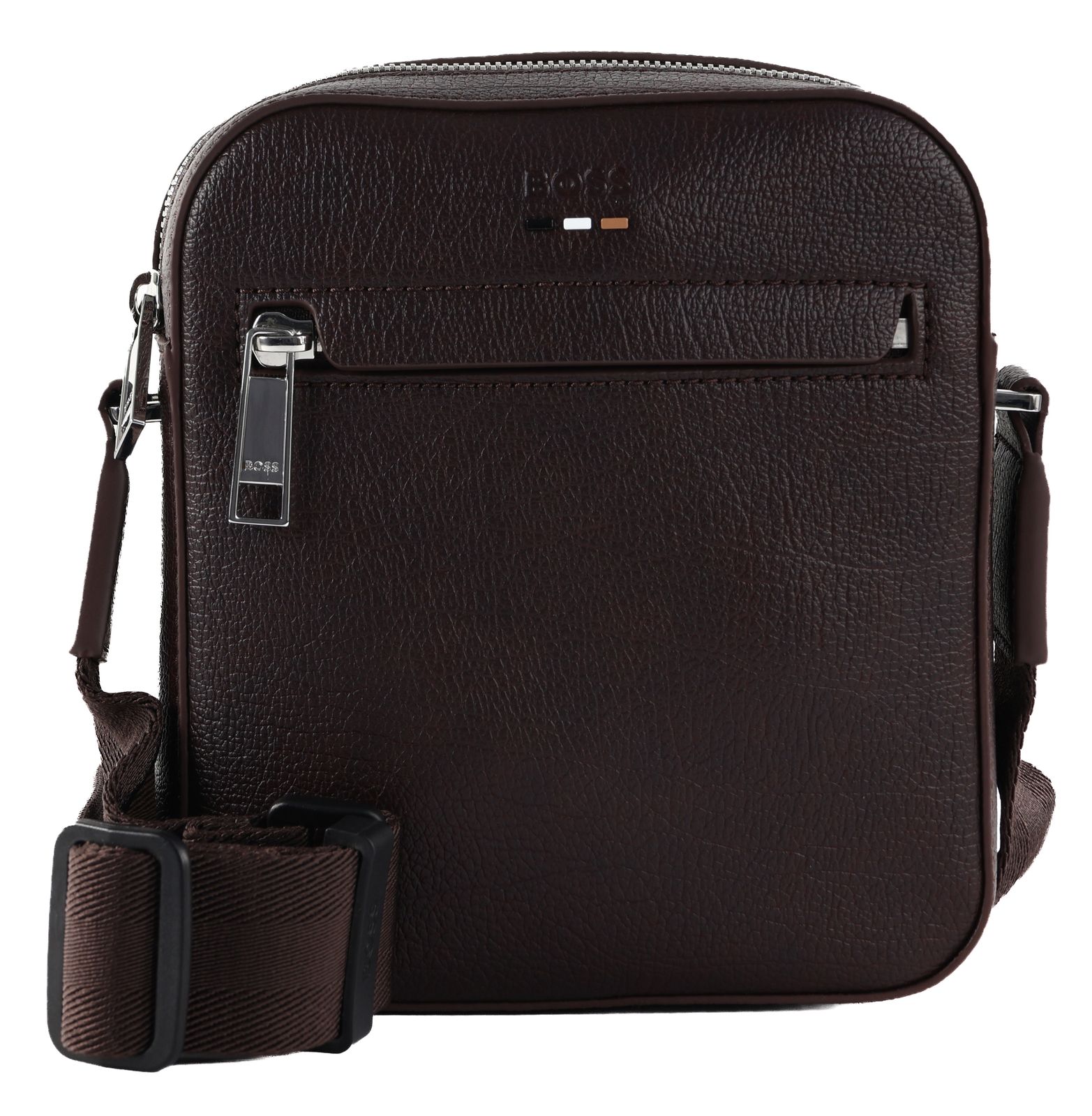 BOSS Ray RP NS Zip Crossbody Dark Brown