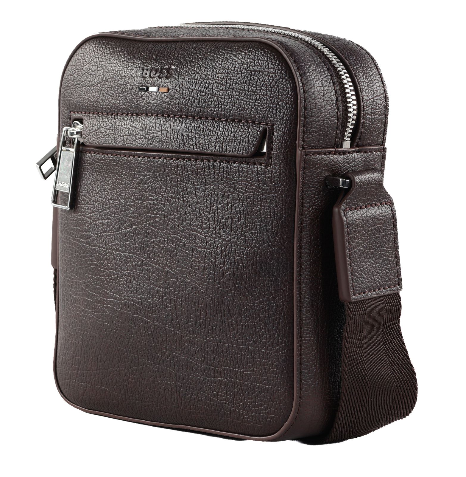 BOSS Ray RP NS Zip Crossbody Dark Brown BOSS Ray RP NS Zip Crossbody Dark Brown