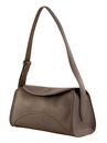 LACOSTE Flap Shoulder Bag Dark Brown LACOSTE Flap Shoulder Bag Dark Brown