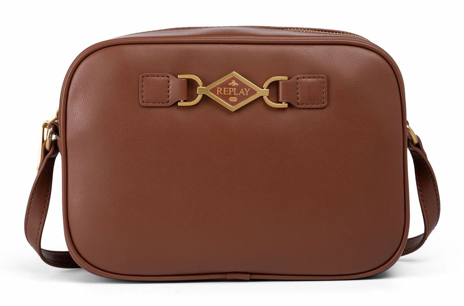 REPLAY Crossbody Bag Tan REPLAY Crossbody Bag Tan